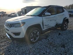 Salvage cars for sale at Wayland, MI auction: 2020 Jeep Compass Limited