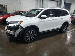 Salvage cars for sale at Ham Lake, MN auction: 2020 Honda Pilot Touring