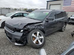 Jeep salvage cars for sale: 2021 Jeep Grand Cherokee L Limited