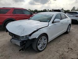 Salvage cars for sale at Houston, TX auction: 2023 Cadillac CT4 Premium Luxury