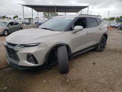 Salvage cars for sale from Copart San Diego, CA: 2021 Chevrolet Blazer RS