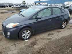 Salvage cars for sale from Copart Woodhaven, MI: 2010 Toyota Prius