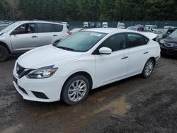 Salvage cars for sale from Copart Graham, WA: 2019 Nissan Sentra S