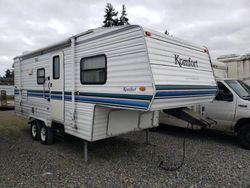 Komfort Travel Trailer salvage cars for sale: 2001 Komfort Travel Trailer