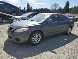 Salvage cars for sale from Copart Graham, WA: 2011 Toyota Camry Base