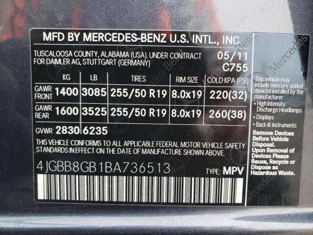 2011 Mercedes-Benz ML 350 4matic