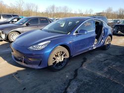 Salvage cars for sale from Copart Marlboro, NY: 2018 Tesla Model 3