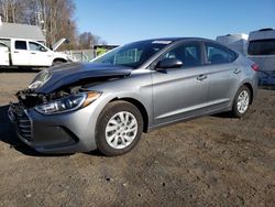 Salvage cars for sale at East Granby, CT auction: 2018 Hyundai Elantra SE