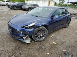 Salvage cars for sale at Bridgeton, MO auction: 2022 Tesla Model 3