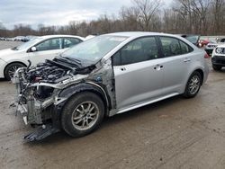 Salvage cars for sale from Copart Ellwood City, PA: 2022 Toyota Corolla LE