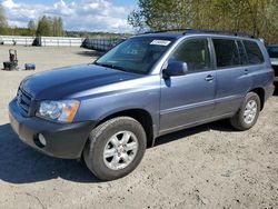 Salvage cars for sale from Copart Arlington, WA: 2003 Toyota Highlander Limited