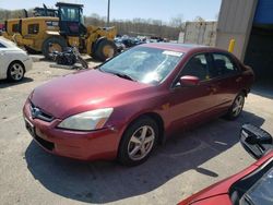 Salvage cars for sale from Copart Glassboro, NJ: 2004 Honda Accord EX