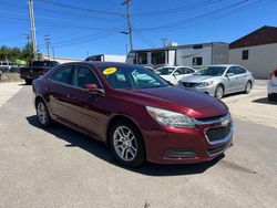 Salvage cars for sale at North Billerica, MA auction: 2015 Chevrolet Malibu 1LT