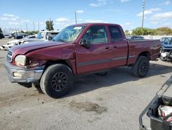 Salvage cars for sale from Copart Miami, FL: 2001 Toyota Tundra Access Cab SR5