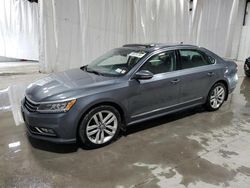 Salvage cars for sale from Copart Albany, NY: 2017 Volkswagen Passat SE