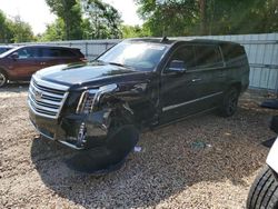 Salvage cars for sale from Copart Midway, FL: 2020 Cadillac Escalade ESV Platinum
