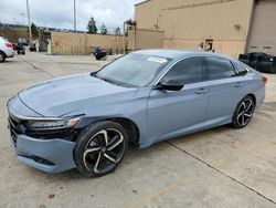 Honda salvage cars for sale: 2021 Honda Accord Sport SE