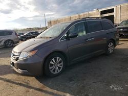 Salvage cars for sale from Copart Fredericksburg, VA: 2014 Honda Odyssey EXL