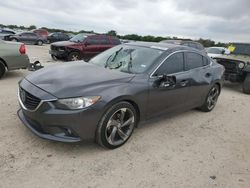 Salvage cars for sale at San Antonio, TX auction: 2015 Mazda 6 Grand Touring