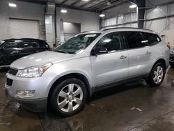 Chevrolet salvage cars for sale: 2012 Chevrolet Traverse LT