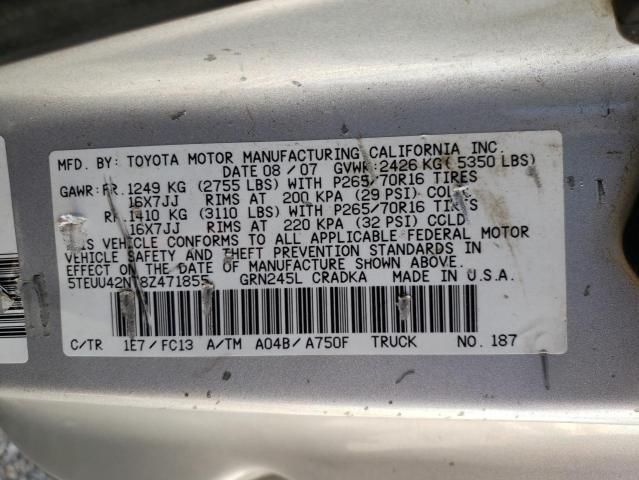 2008 Toyota Tacoma Access Cab