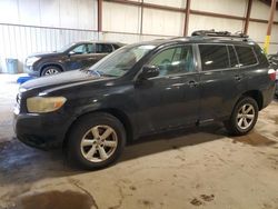 Toyota Highlander salvage cars for sale: 2008 Toyota Highlander