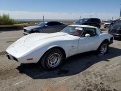 Salvage cars for sale at Albuquerque, NM auction: 1979 Chevrolet Corvette 2
