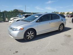 Honda salvage cars for sale: 2006 Honda Civic LX