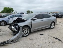 Salvage cars for sale from Copart Haslet, TX: 2015 Chrysler 200 Limited