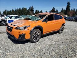 Salvage cars for sale from Copart Graham, WA: 2018 Subaru Crosstrek