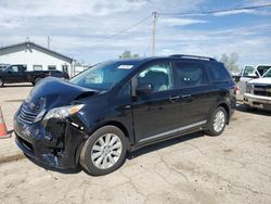 Vehiculos salvage en venta de Copart Pekin, IL: 2016 Toyota Sienna XLE