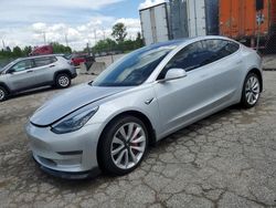 Tesla Vehiculos salvage en venta: 2018 Tesla Model 3