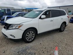 Salvage cars for sale from Copart Arcadia, FL: 2016 Nissan Pathfinder S