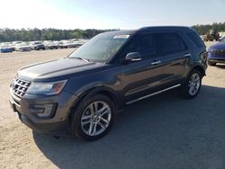 Salvage cars for sale at Harleyville, SC auction: 2016 Ford Explorer Limited