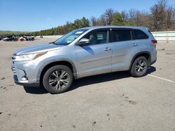 Salvage cars for sale at Brookhaven, NY auction: 2018 Toyota Highlander LE