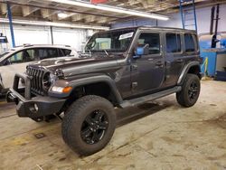 Salvage cars for sale from Copart Wheeling, IL: 2020 Jeep Wrangler Unlimited Sahara