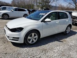 Volkswagen Golf salvage cars for sale: 2017 Volkswagen Golf S