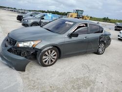 Salvage cars for sale from Copart West Palm Beach, FL: 2011 Honda Accord EXL