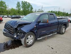 Salvage cars for sale from Copart Bridgeton, MO: 2010 Toyota Tundra Double Cab SR5