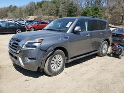 Salvage cars for sale at North Billerica, MA auction: 2022 Nissan Armada S