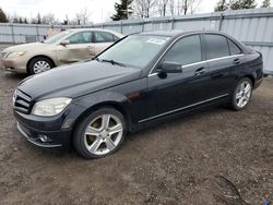 Vehiculos salvage en venta de Copart Ontario Auction, ON: 2010 Mercedes-Benz C 250 4matic