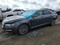 Salvage cars for sale at Earlington, KY auction: 2017 Lincoln MKZ Select