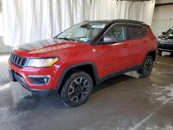 Salvage cars for sale at Albany, NY auction: 2019 Jeep Compass Trailhawk