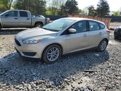 Salvage cars for sale from Copart Madisonville, TN: 2017 Ford Focus SE