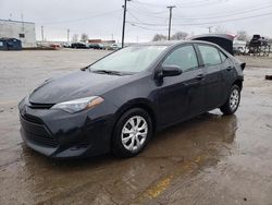 Salvage cars for sale at Chicago Heights, IL auction: 2018 Toyota Corolla L