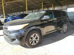 Salvage cars for sale from Copart Phoenix, AZ: 2014 Toyota Highlander LE