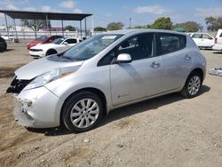 Nissan Leaf salvage cars for sale: 2014 Nissan Leaf S