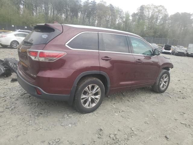 2015 Toyota Highlander XLE