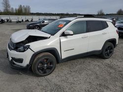 Salvage cars for sale at Arlington, WA auction: 2018 Jeep Compass Latitude