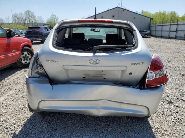 2010 Hyundai Accent Blue